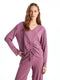 V Neck Women Pajamas Set